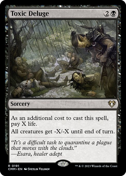 Commander Masters - 191 - Toxic Deluge - Rare