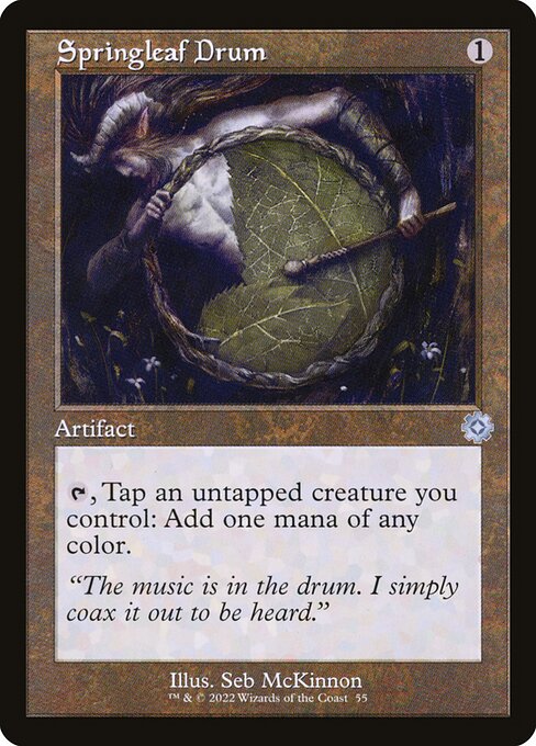 The Brothers' War Retro Artifacts - 55 - Springleaf Drum - Uncommon