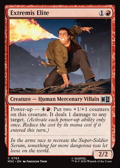 Marvel Super Heroes Commander - 763 - Extremis Elite - Common - Foil