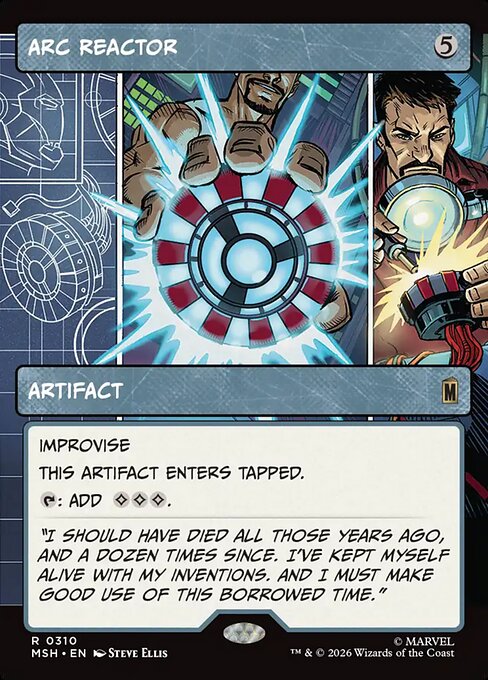 Marvel Super Heroes - 310 - Arc Reactor - Rare