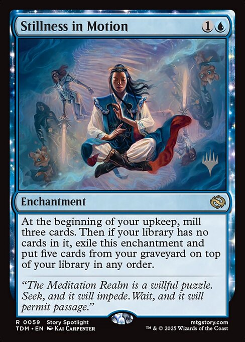 Tarkir: Dragonstorm Promos - 59p - Stillness in Motion - Rare