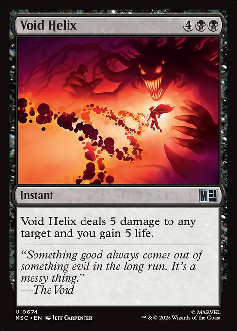 Marvel Super Heroes Commander - 674 - Void Helix - Uncommon - Foil
