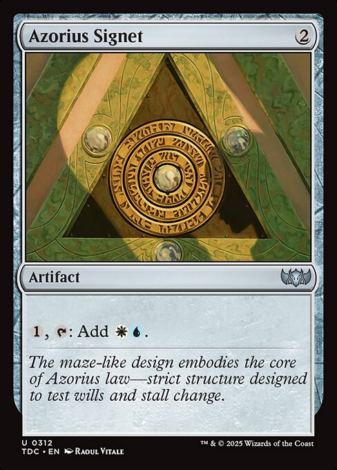 Tarkir: Dragonstorm Commander - 312 - Azorius Signet - Uncommon