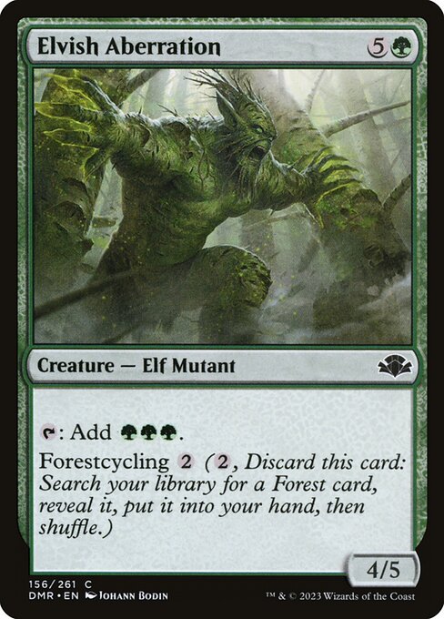Dominaria Remastered - 156 - Elvish Aberration - Common
