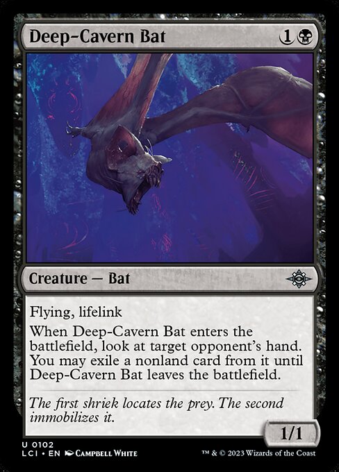 The Lost Caverns of Ixalan - 102 - Deep-Cavern Bat - Uncommon