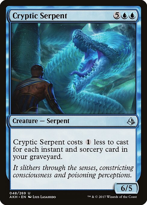 Amonkhet - 48 - Cryptic Serpent - Uncommon