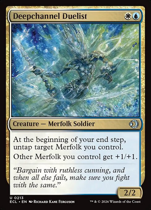 Lorwyn Eclipsed - 213 - Deepchannel Duelist - Uncommon