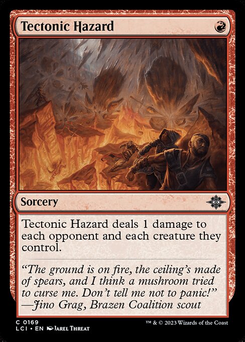 The Lost Caverns of Ixalan - 169 - Tectonic Hazard - Common
