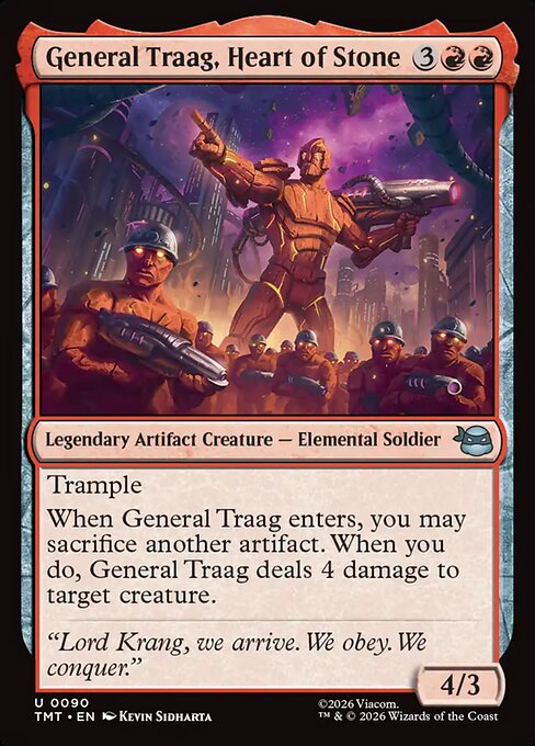Teenage Mutant Ninja Turtles - 90 - General Traag, Heart of Stone - Uncommon