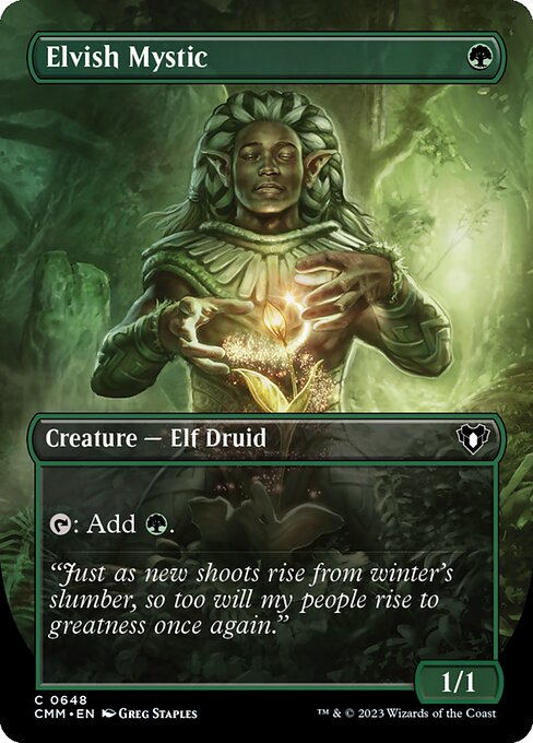 Commander Masters - 648 - Elvish Mystic - Common