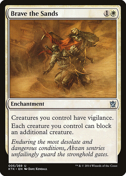 Khans of Tarkir - 5 - Brave the Sands - Uncommon