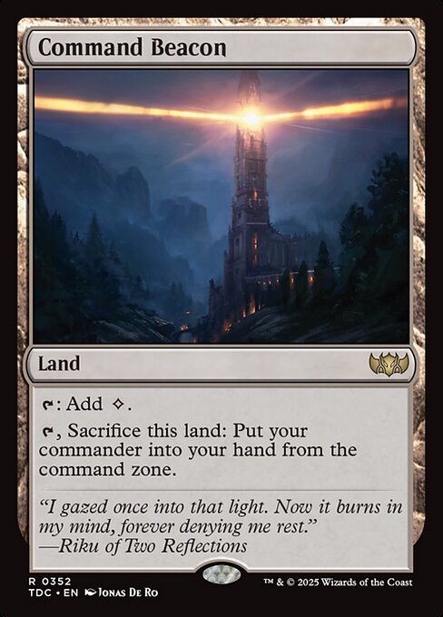 Tarkir: Dragonstorm Commander - 352 - Command Beacon - Rare
