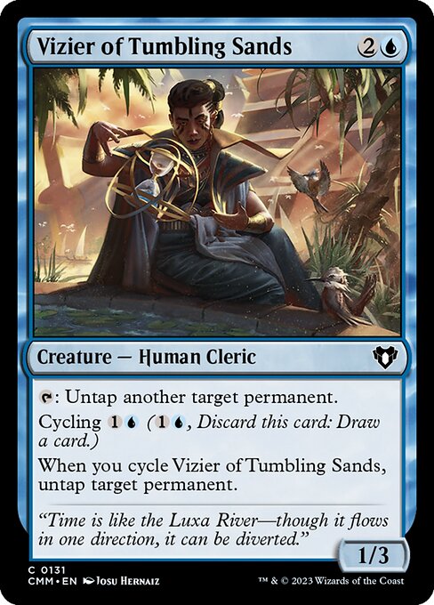 Commander Masters - 131 - Vizier of Tumbling Sands - Common