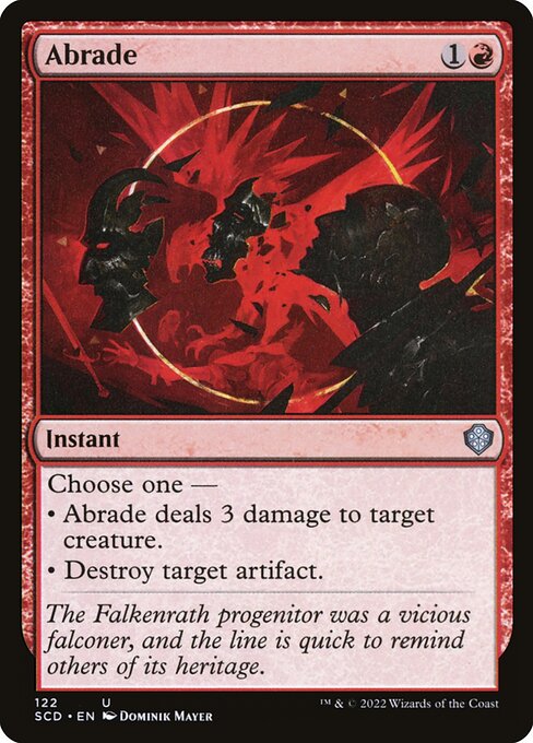 Starter Commander Decks - 122 - Abrade - Uncommon