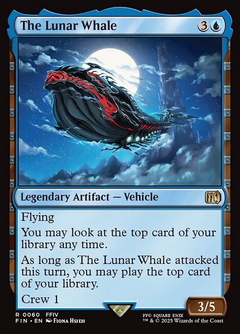 Final Fantasy - 60 - The Lunar Whale - Rare - Foil