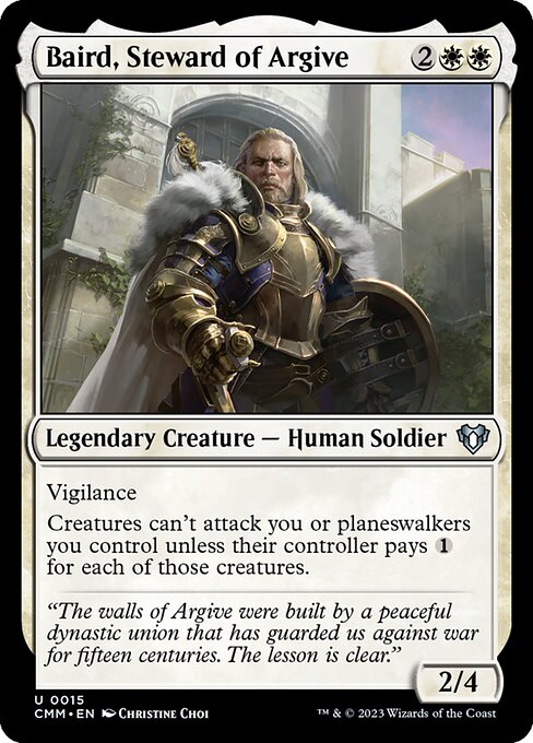 Commander Masters - 15 - Baird, Steward of Argive - Uncommon