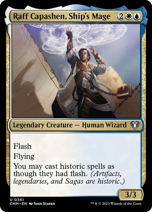 Commander Masters - 351 - Raff Capashen, Ship's Mage - Uncommon