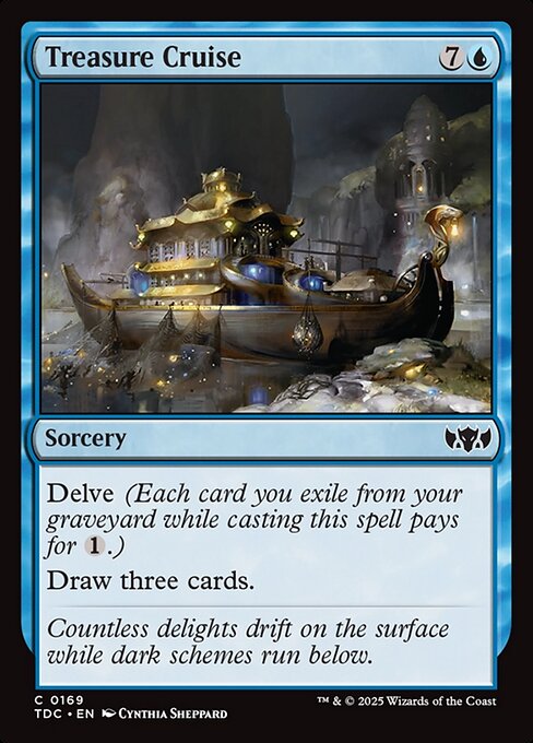 Tarkir: Dragonstorm Commander - 169 - Treasure Cruise - Common