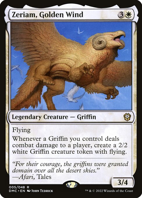 Dominaria United Commander - 5 - Zeriam, Golden Wind - Rare
