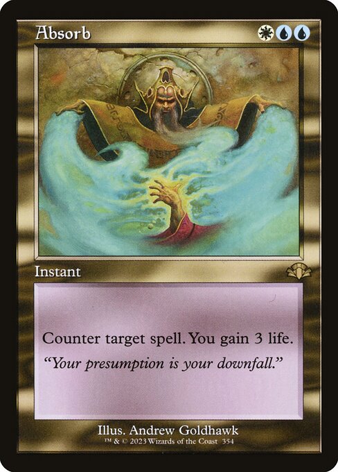 Dominaria Remastered - 354 - Absorb - Rare