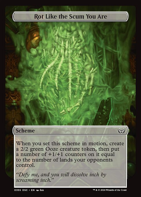Duskmourn: House of Horror Commander - 355 - Rot Like the Scum You Are - Common