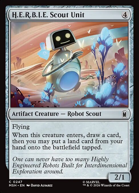 Marvel Super Heroes - 247 - H.E.R.B.I.E. Scout Unit - Common