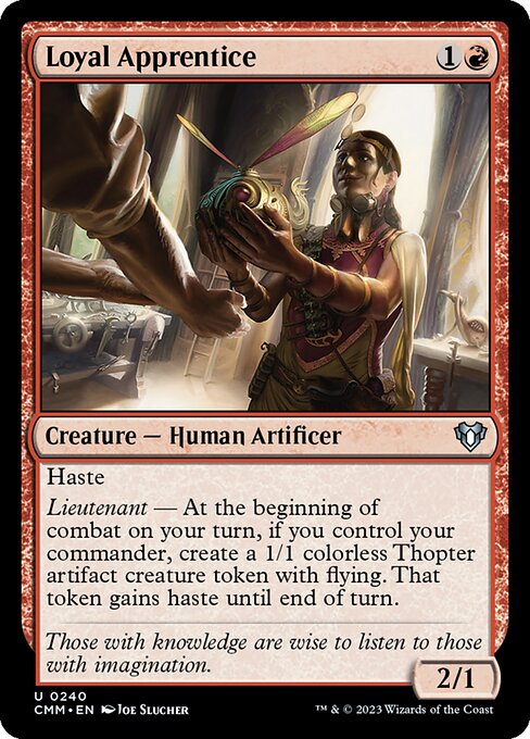 Commander Masters - 240 - Loyal Apprentice - Uncommon