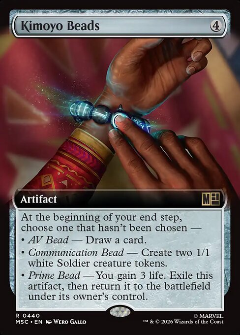 Marvel Super Heroes Commander - 440 - Kimoyo Beads - Rare