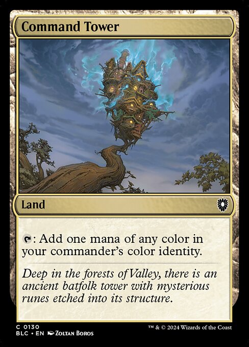 Bloomburrow Commander - 130 - Command Tower - Common