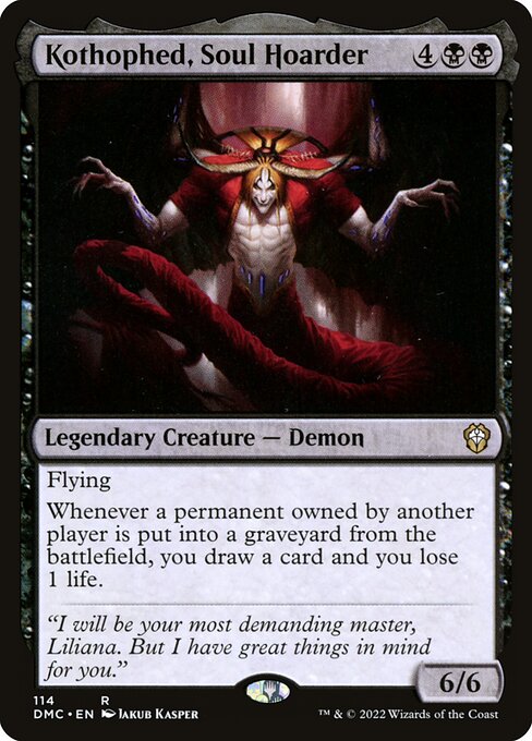 Dominaria United Commander - 114 - Kothophed, Soul Hoarder - Rare