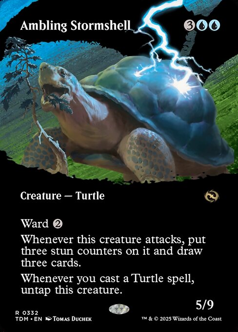 Tarkir: Dragonstorm - 332 - Ambling Stormshell - Rare