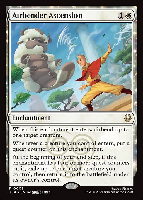 Avatar: The Last Airbender - 6 - Airbender Ascension - Rare