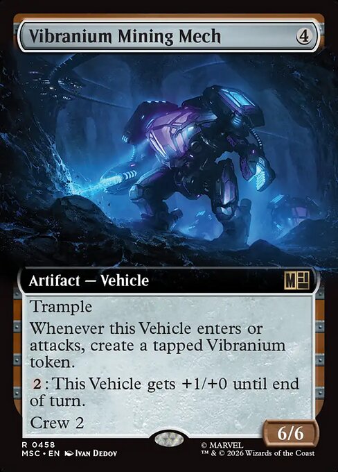 Marvel Super Heroes Commander - 458 - Vibranium Mining Mech - Rare