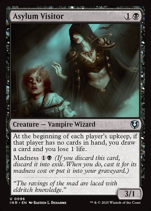 Innistrad Remastered - 96 - Asylum Visitor - Uncommon