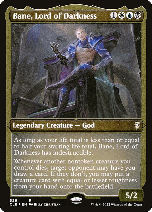 Commander Legends: Battle for Baldur's Gate - 526 - Bane, Lord of Darkness - Rare