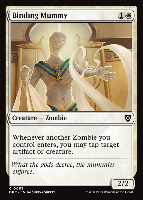 Aetherdrift Commander - 63 - Binding Mummy - Common