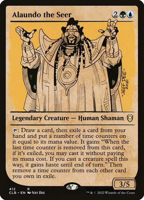 Commander Legends: Battle for Baldur's Gate - 412 - Alaundo the Seer - Rare