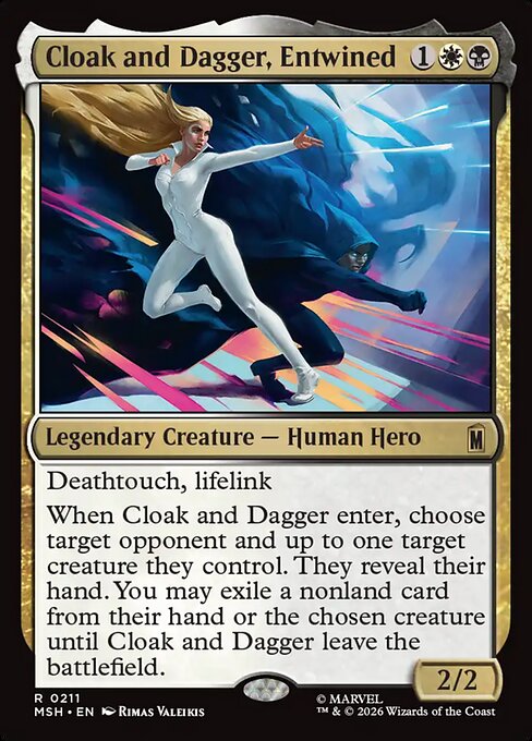 Marvel Super Heroes - 211 - Cloak and Dagger, Entwined - Rare