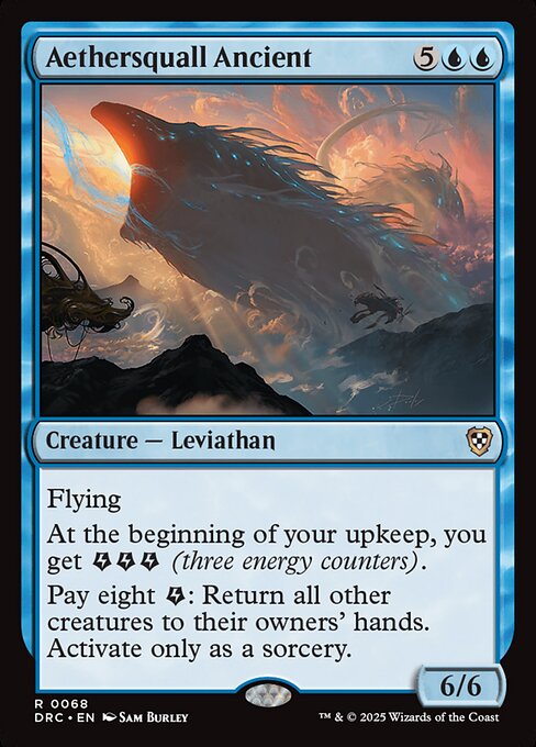 Aetherdrift Commander - 68 - Aethersquall Ancient - Rare