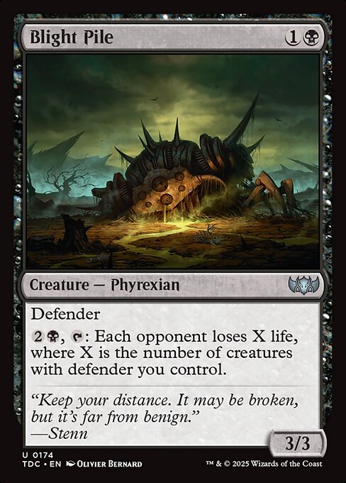 Tarkir: Dragonstorm Commander - 174 - Blight Pile - Uncommon