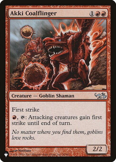 The List - DD1-33 - Akki Coalflinger - Uncommon