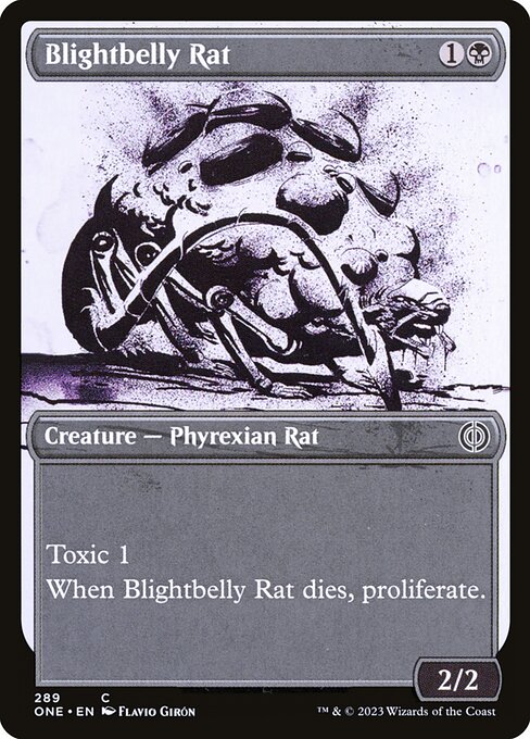 Phyrexia: All Will Be One - 289 - Blightbelly Rat - Common
