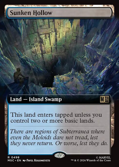 Marvel Super Heroes Commander - 498 - Sunken Hollow - Rare