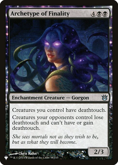 The List - BNG-58 - Archetype of Finality - Uncommon
