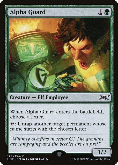 Unfinity - 129 - Alpha Guard - Common