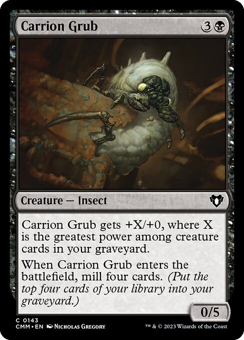 Commander Masters - 143 - Carrion Grub - Common