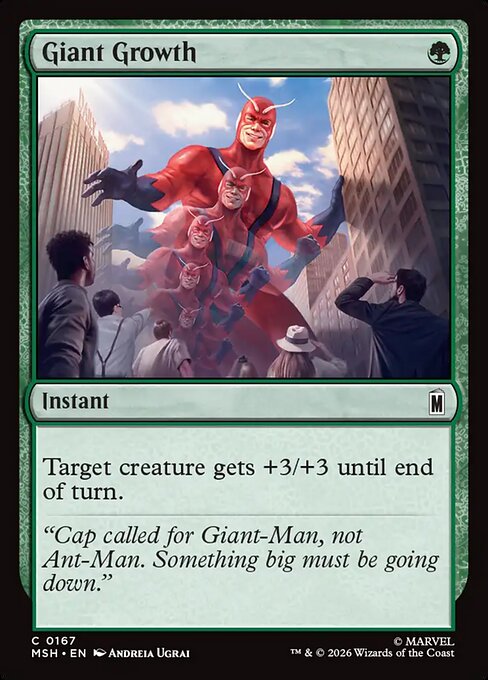 Marvel Super Heroes - 167 - Giant Growth - Common