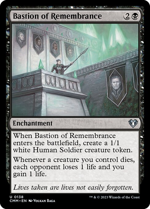 Commander Masters - 138 - Bastion of Remembrance - Uncommon