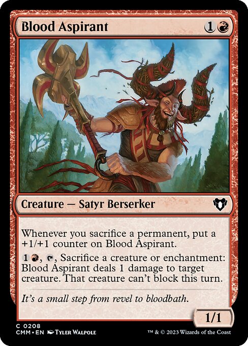 Commander Masters - 208 - Blood Aspirant - Common