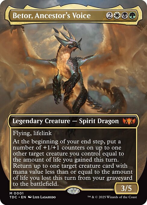 Tarkir: Dragonstorm Commander - 1 - Betor, Ancestor's Voice - Mythic